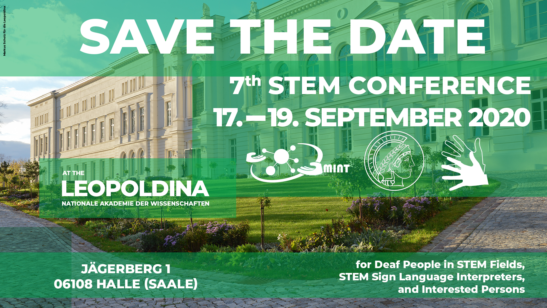 Poster für die Konferenz in Leopoldina